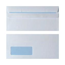 Envelope DL Window 90gsm White Self Seal (Pack of 1000)