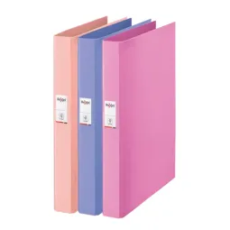 Rexel Solea A4 Ring Binder 25mm Spine 2 Ring, Assorted Pack of 3