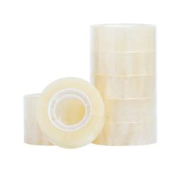 Q-Connect Easy Tear Polypropylene Tape 19mmx33m 1 Inch Core Clear (Pack of 8) 