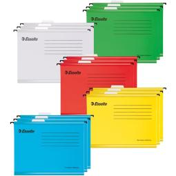 Esselte Classic A4 Suspension File Assorted Colours Pack of 15