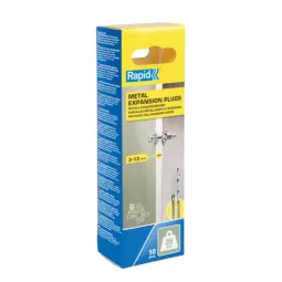 Hollow wall anchor for 3-13 mm wall thickness 25 kg load 10 Pieces