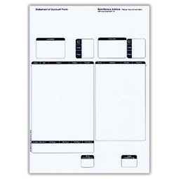 Compatible Sage 1-Part A4 Laser Statements 90gsm (Pack of 1000) SE85