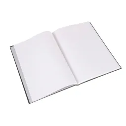 Collins Manuscript Book A4 Ruled Black 6428 192 Pages Black 6428