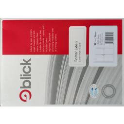 Blick A4 4 Per Sheet Multipurpose Label 99.1x139mm 400 Labels