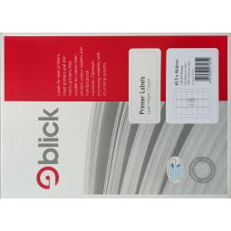Blick A4 Multipurpose Label 18 Per Sheet 63.5x46.6mm