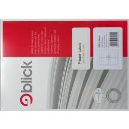 Blick A4 Multipurpose Label 16 Per Sheet 99.1x34mm 