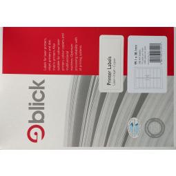 Blick A4 Multipurpose Label 14 per Sheet 99.1x38.1mm 1400 Labels