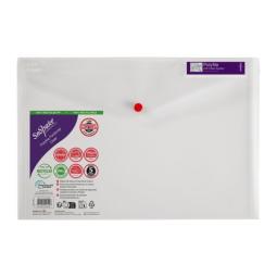 Snopake Polyfile Wallet File Polypropylene Foolscap Clear (Pack 5) - 11154X