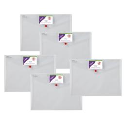 Snopake Polyfile ID Wallet File Polypropylene A4 Clear (Pack 5) - 12560