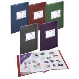 Snopake (A3/A4) Fusion Display Book Pack of 5 Assorted 15637