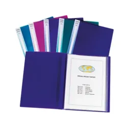 Snopake Electra Assorted A3 Display Books (Pack of 5) 24 Pocket
