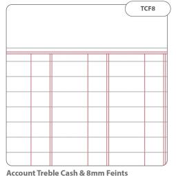 Rhino A4 Book-Keeping Book 32 Page Cash Ruling Pack 12 BKC-6