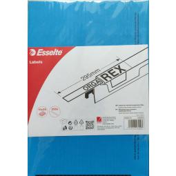 Esselte Orgarex Labels for Vertical Suspension Files Blue Pack of 250