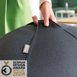 Leitz Ergo Cosy Active Sitting Ball Velvet Grey 52790089