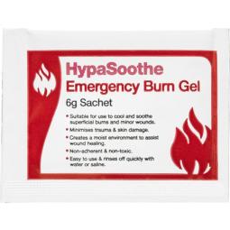 HypaSoothe Emergency Burn Gel 6g Sachets (Pack of 20)