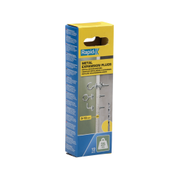 Rapid Hollow wall anchor with angle-, ring- and rounded-hook 25 kg load 12 Pieces