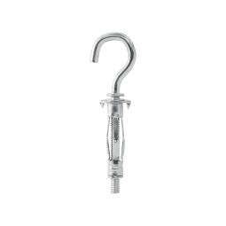 Rapid Hollow wall anchor with angle-, ring- and rounded-hook 25 kg load 12 Pieces