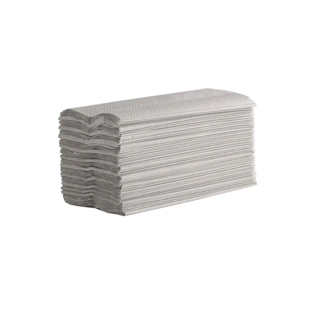 2 ply white luxury C fold hand towels (2400)