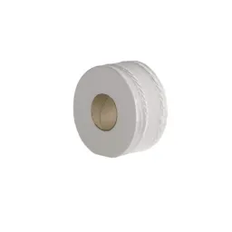 2 Ply White Mini Jumbo Recycled Toilet Roll 12 x 150m 76mm core