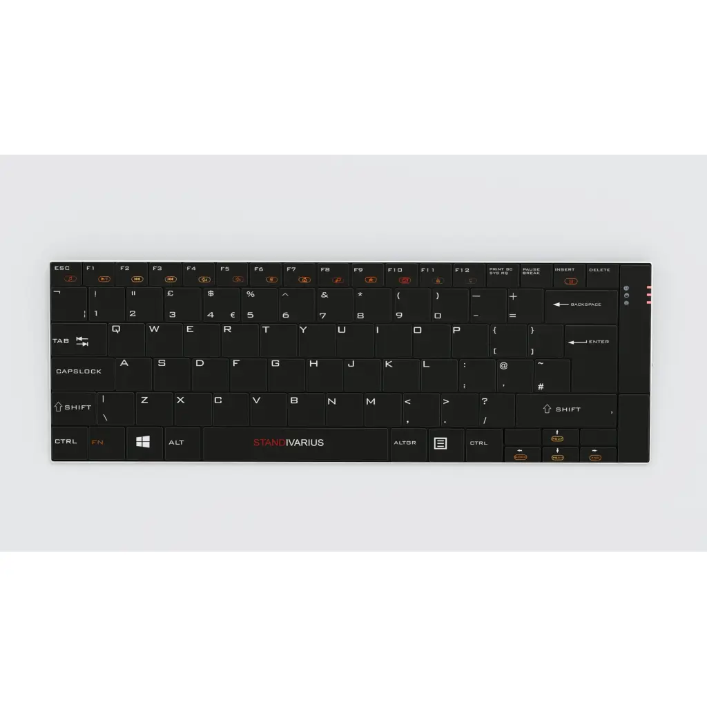 2.4 GHz Wireless Rechargeable Keyboard - Black
