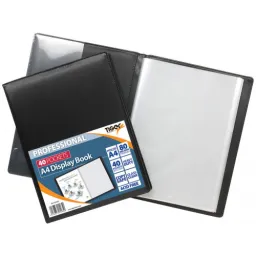 24 Pieces Tiger A4 40 Pocket Professional Display Book