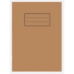 380 x Tiger A5 Kraft Card Cover School Exercise Books