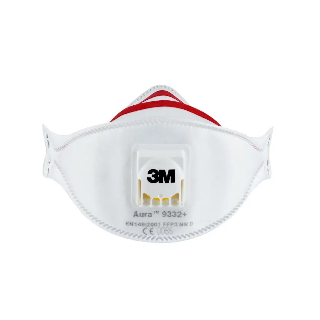 3M™ Aura™ Comfort Cool Flow™ Particulate Respirator 9332+ FFP3 Valved 2/Pack