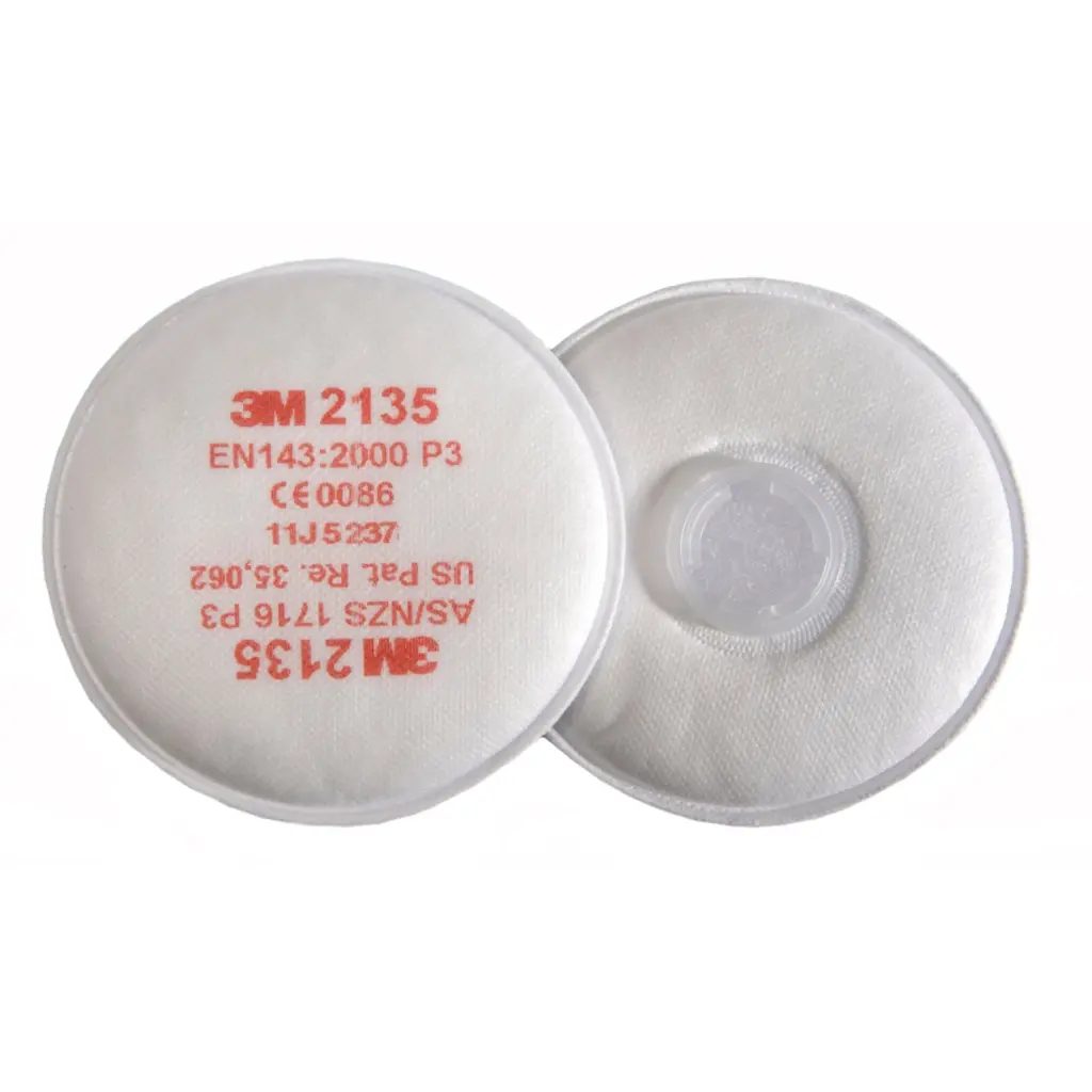3M P3 Filter Pairs Bayonet Fitting System White 2135 (Pack of 20)