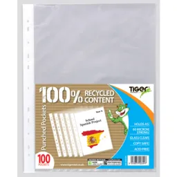 50 Packs Tiger A5 Pack 100 60 Micron Punched Pockets