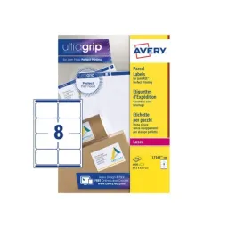 500 Sheets Avery L7165-500 99.1 x 67.7mm Parcel Labels 8 Labels per Sheet