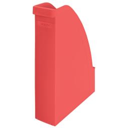 Leitz Recycle Magazine File Light Red A4 Pack of 6