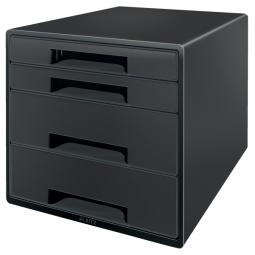 Leitz Recycle 4 Drawer Cabinet Black