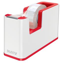 Leitz WOW Tape Dispenser with tape White/Red