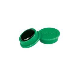 Nobo Magnetic Whiteboard Magnets 24mm Green Pack of 10