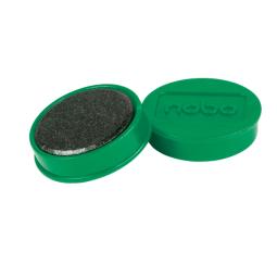 Nobo Magnetic Whiteboard Magnets 32mm Green Pack of 10