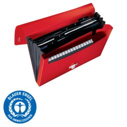 Leitz Recycle Expanding Concertina File, Red Pack of 5
