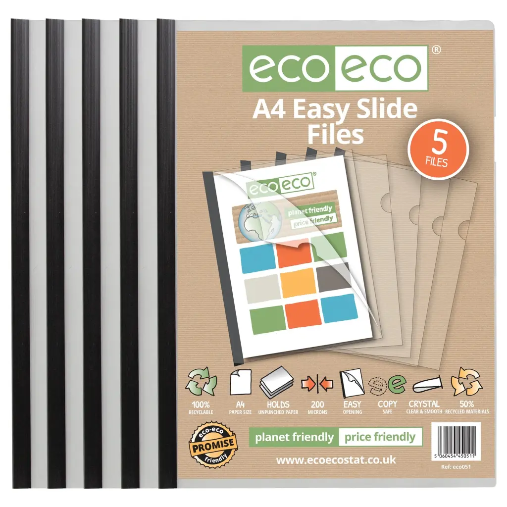 A4 50% Recycled Bag 5 Easy Slide Files (1)