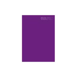 Academic Diary A5 WTV Casebound 26-27 Purple WHILE STOCK LASTS
