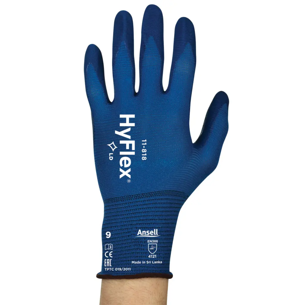 Ansell Hyflex 11-818 Glove Blue 2XL (Pair)