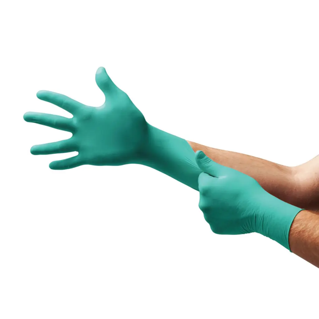Ansell Touch N Tuff 92-500 Glove Green Size 08 Medium (Box of 1000)