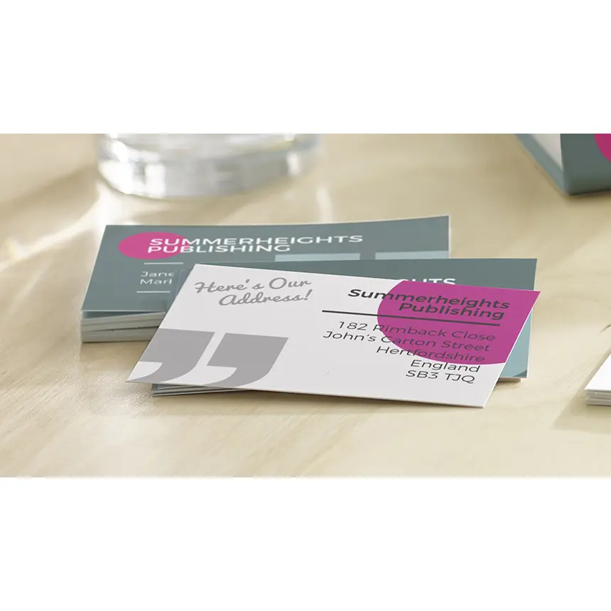 Avery Colour Laser Satin Bus Cards (Pack 250) C32026-25