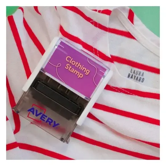 Avery Customisable Clothing Stamp Black  - CSTAMP