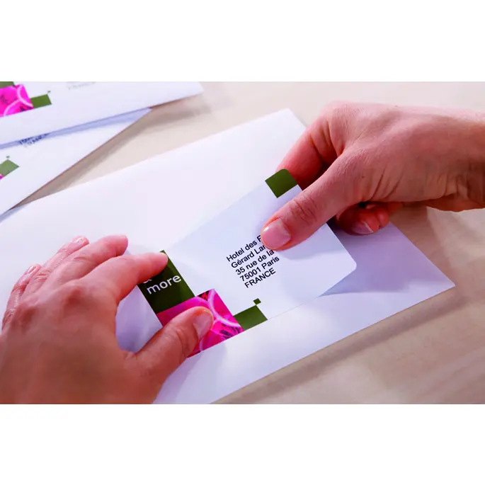 Avery Inkjet Address Label 63.5x72mm 12 Per A4 Sheet White (Pack 1200 Labels) J8164-100