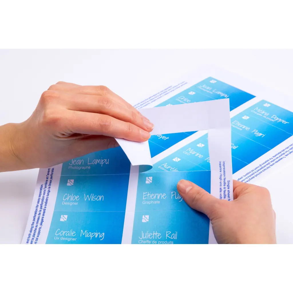 Avery Microperforated Printable Inserts 75mm x 40mm All Printers 240 Labels / 20 sheet - L4726-20