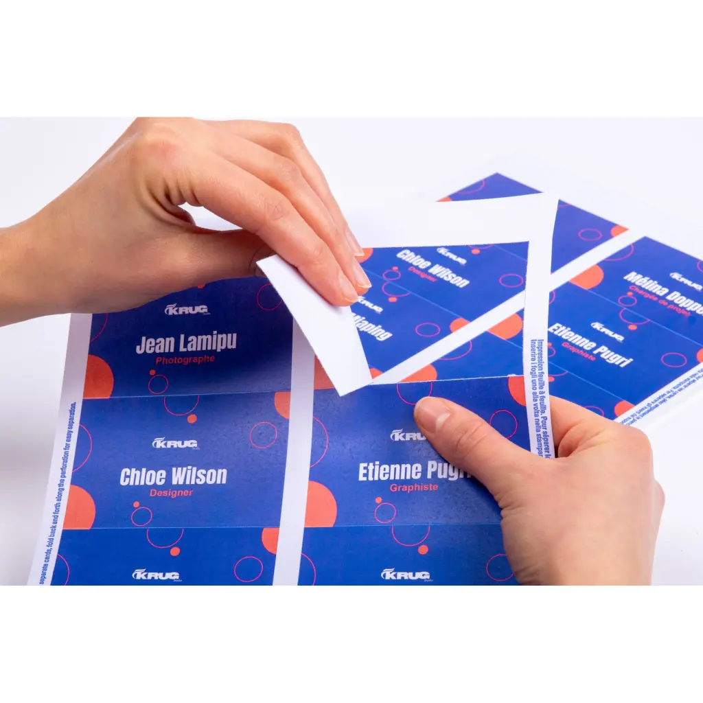 Avery Microperforated Printable Inserts 90mm x 60mm All Printers 160 Labels / 20 Sheet - L4728-20