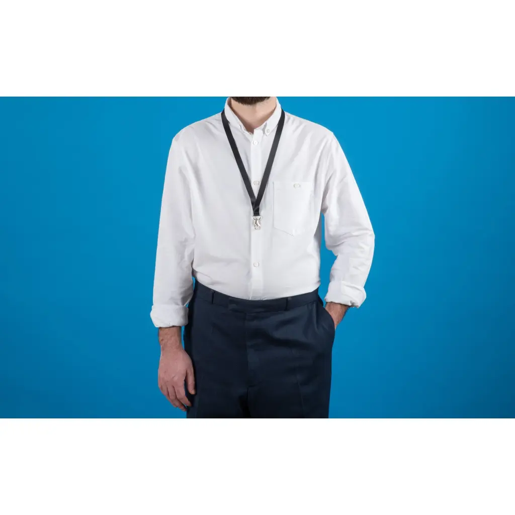 Avery Recycled Lanyard Black with Trigger Clip (Pack 10) - 4842N