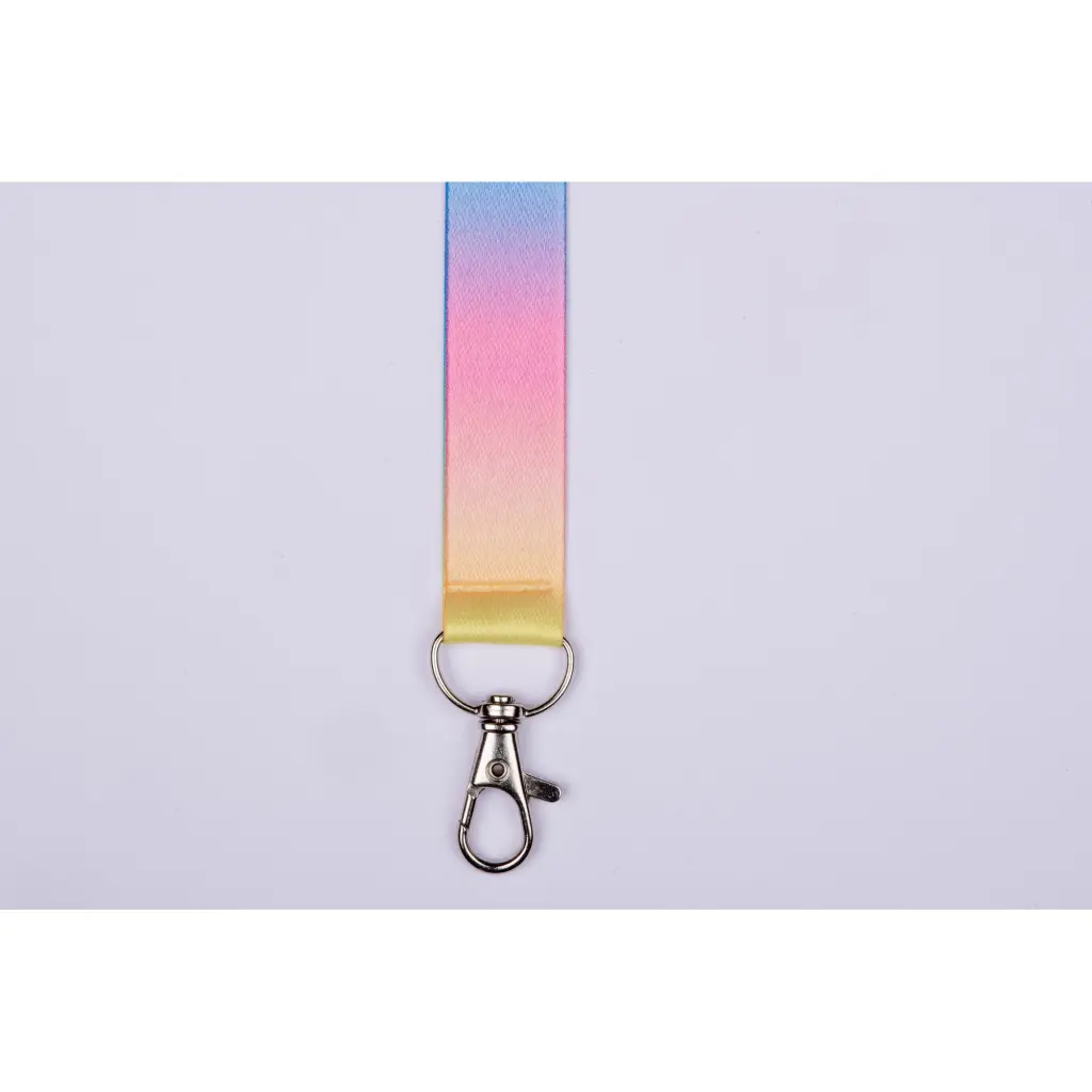 Avery Recycled Rainbow Pre-Printed Lanyard with 2cm Wide Carabiner (Pack 1) - R4828RA-1