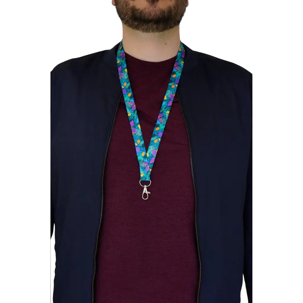Avery Recycled Spring Pre-Printed Lanyard with 2cm Wide Carabiner (Pack 1) - R4828SP-1
