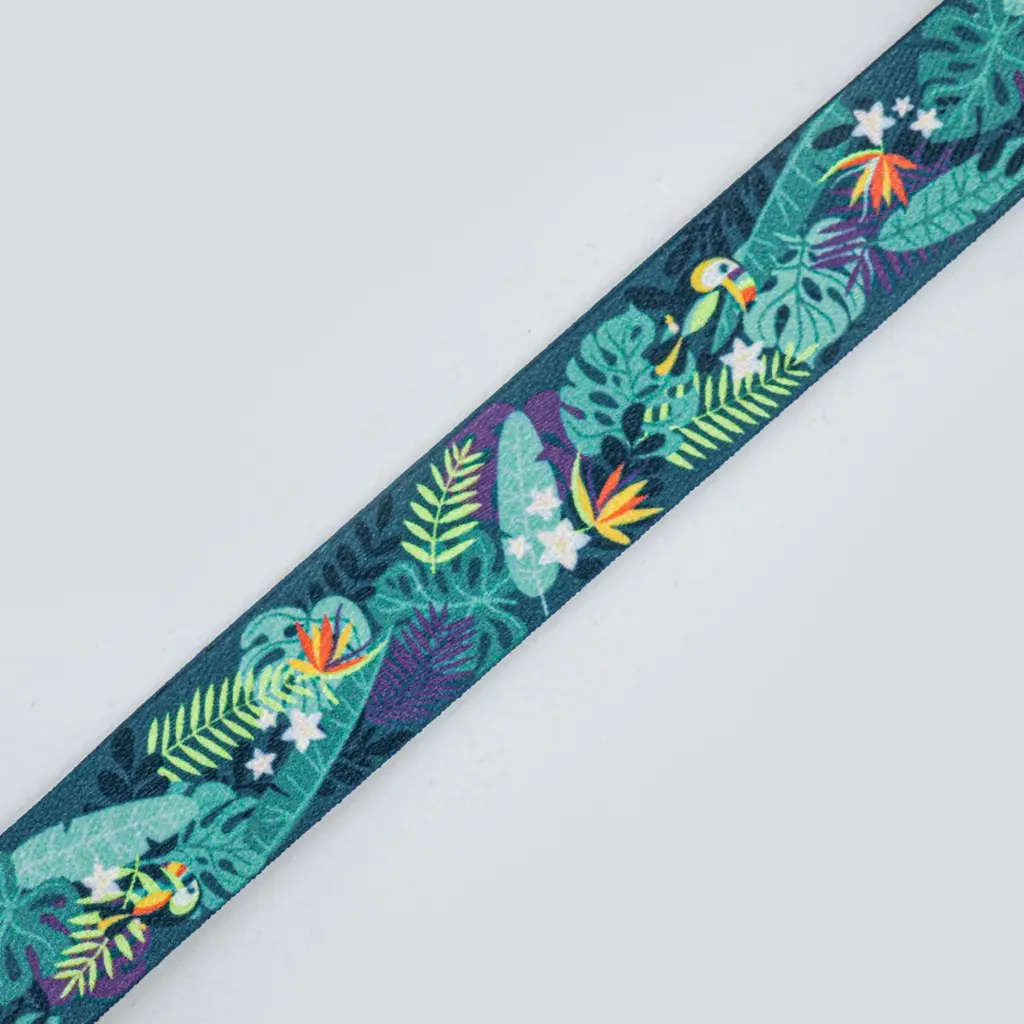 Avery Recycled Tropical Pre-Printed Lanyard with 2cm Wide Carabiner (Pack 10) - R4828T