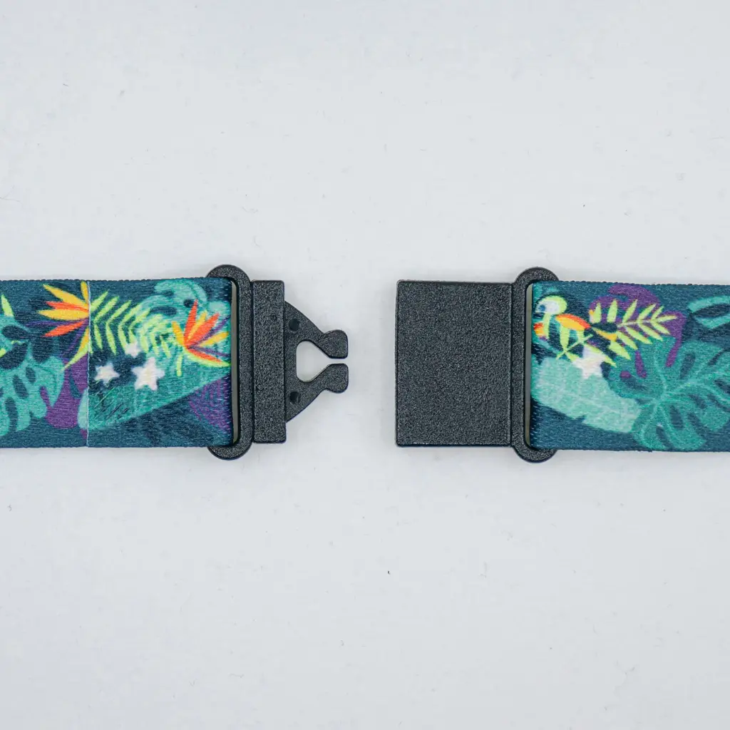 Avery Recycled Tropical Pre-Printed Lanyard with 2cm Wide Carabiner (Pack 10) - R4828T
